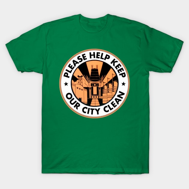 Please Help Keep Our City Clean T-Shirt by PopCultureShirts